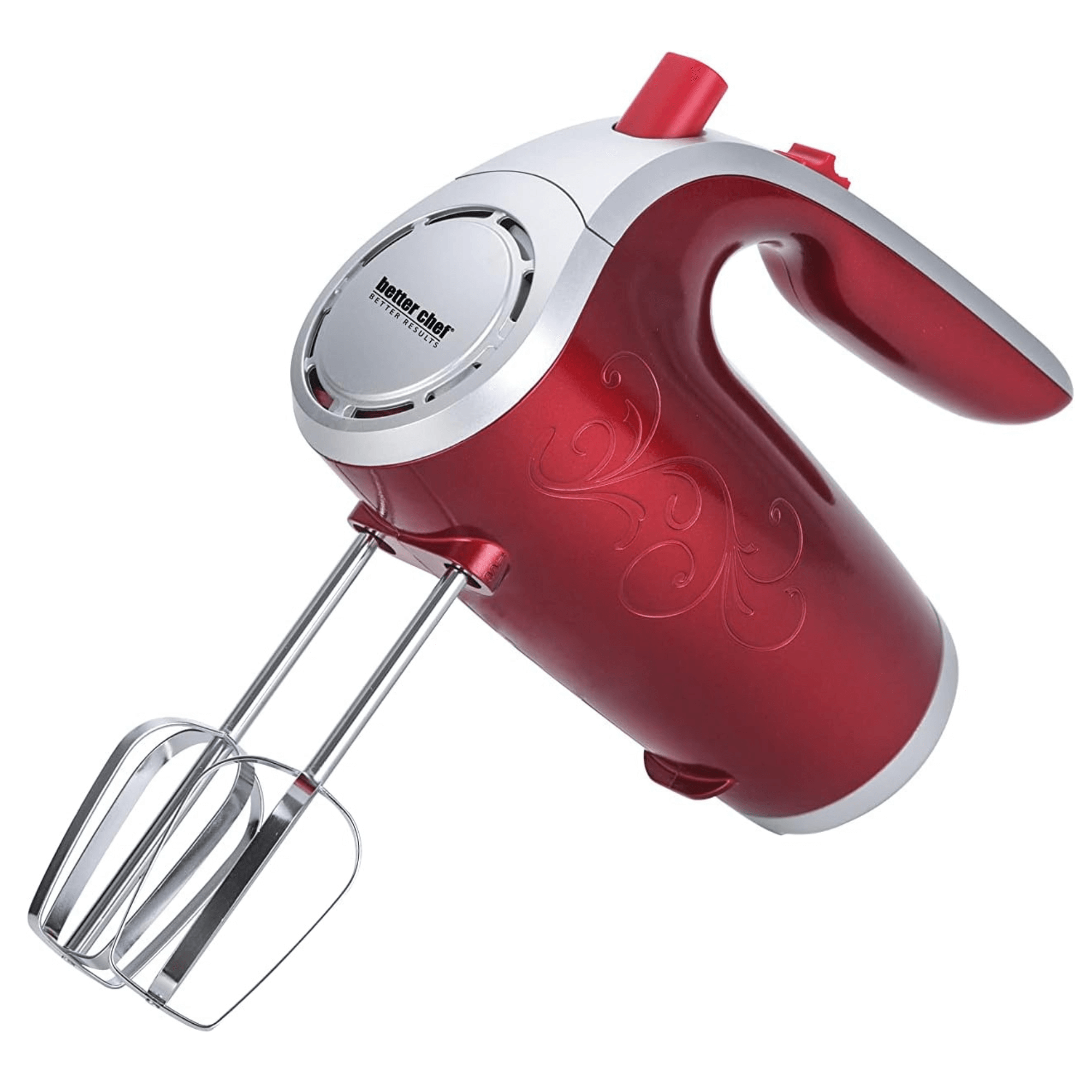 Better Chef 5-Speed 150W Hand Mixer with Silver Accents and Storage Clip Jupiter Gear Home