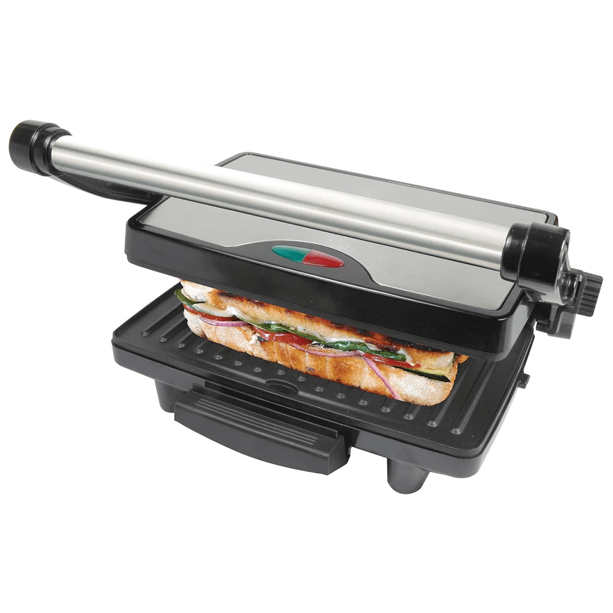 Better Chef Non-Stick Floating Hinge Panini Press Sandwich Maker Jupiter Gear Home