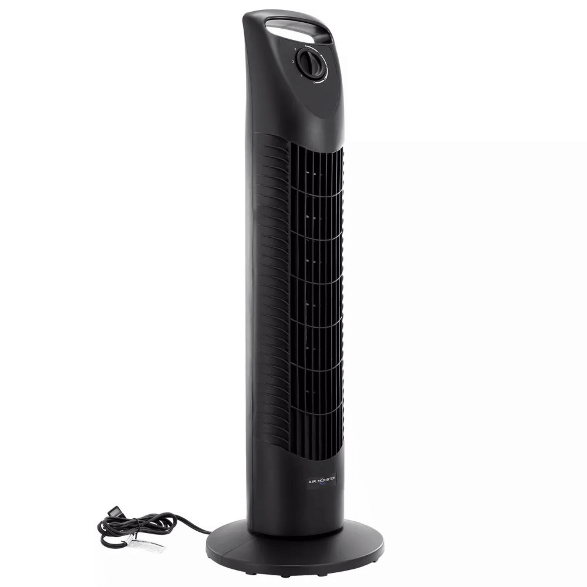 Air Monster 30-Inch 3-Speed 45W Oscillating Tower Fan with Timer Jupiter Gear Home