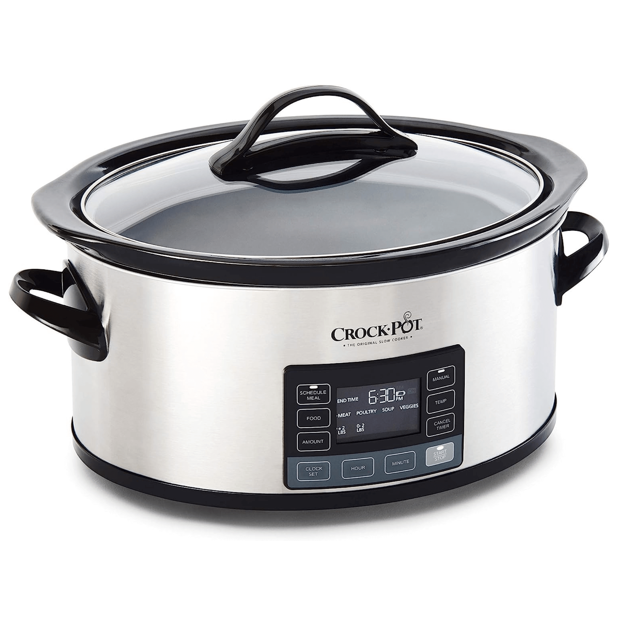 Crockpot 6-Quart My Time Digital Programmable Slow Cooker and Food Warmer Jupiter Gear Home