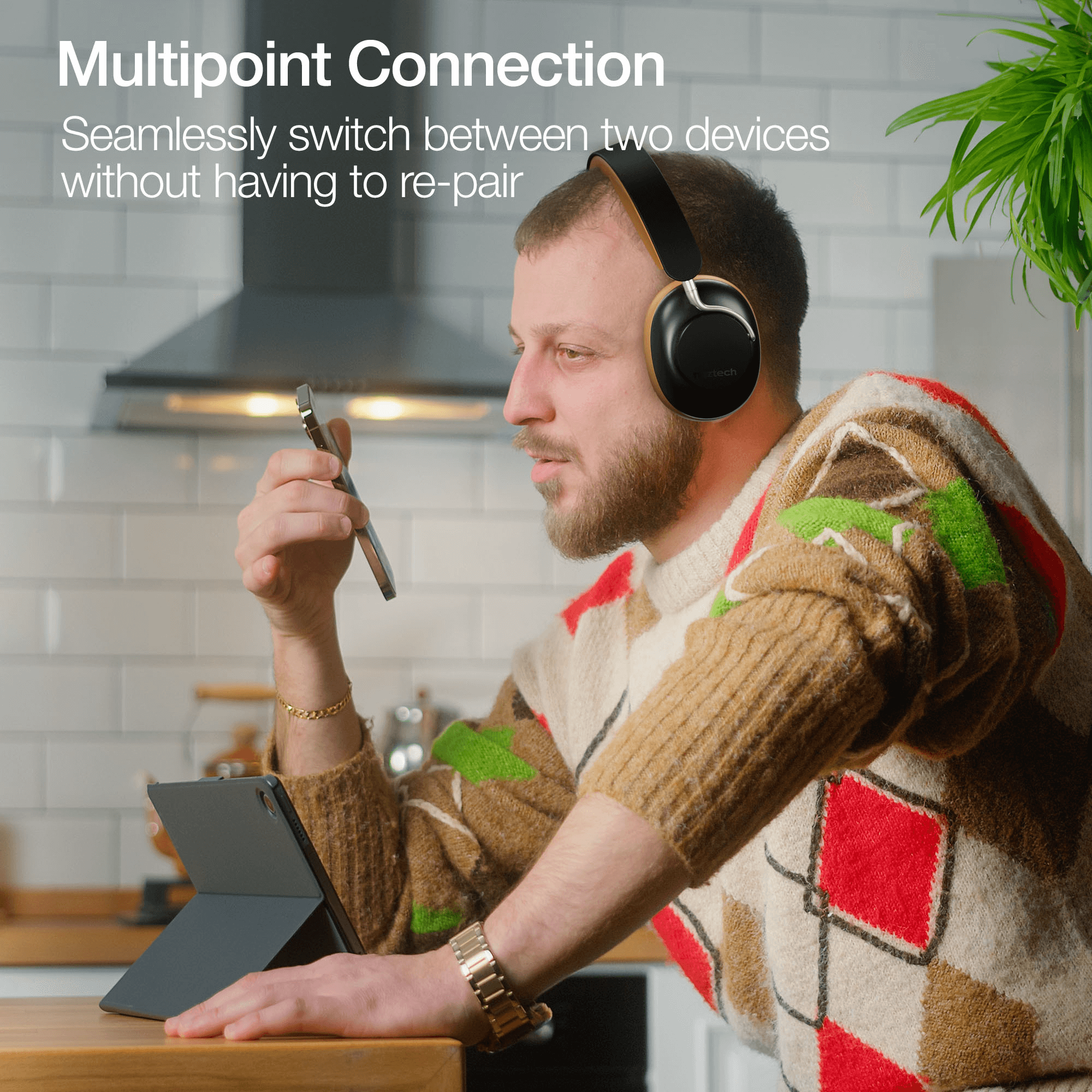 Naztech Aura 360 ANC Wireless Headphones Jupiter Gear Home