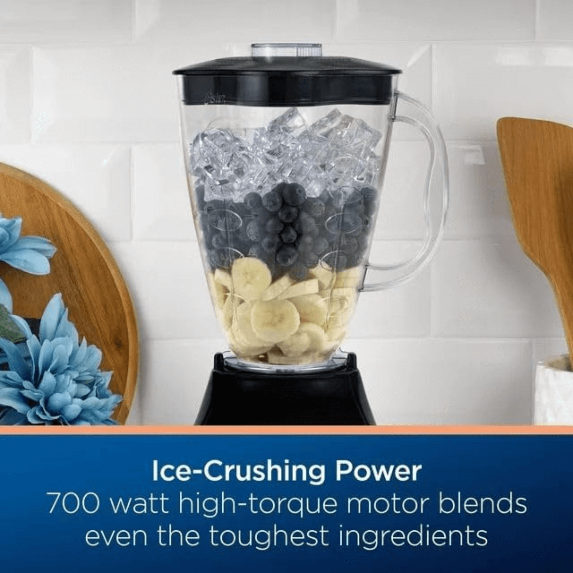 Oster 700W Classic 3-Speed 6-Cup Plastic Jar Blender Jupiter Gear Home
