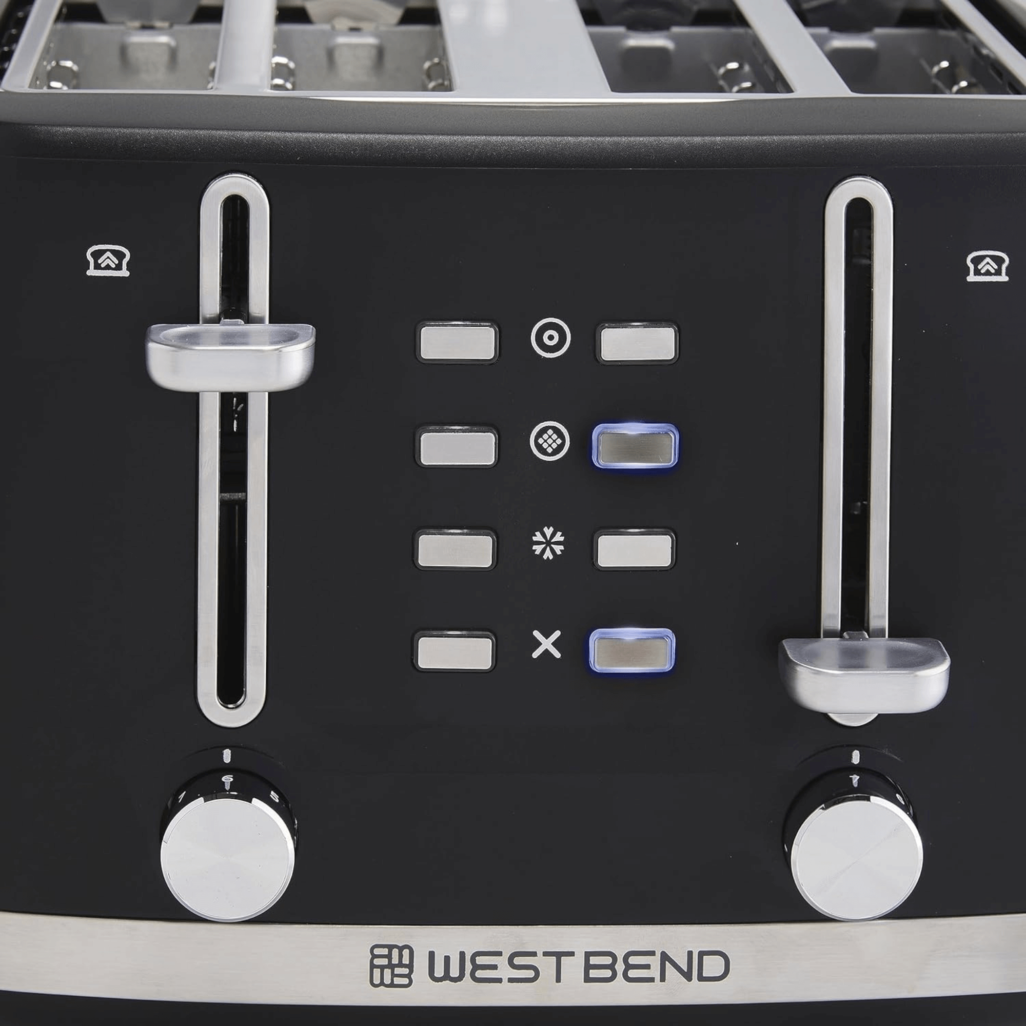 West Bend 4-Slice Multi-Function Toaster with Stainless Accents Jupiter Gear Home