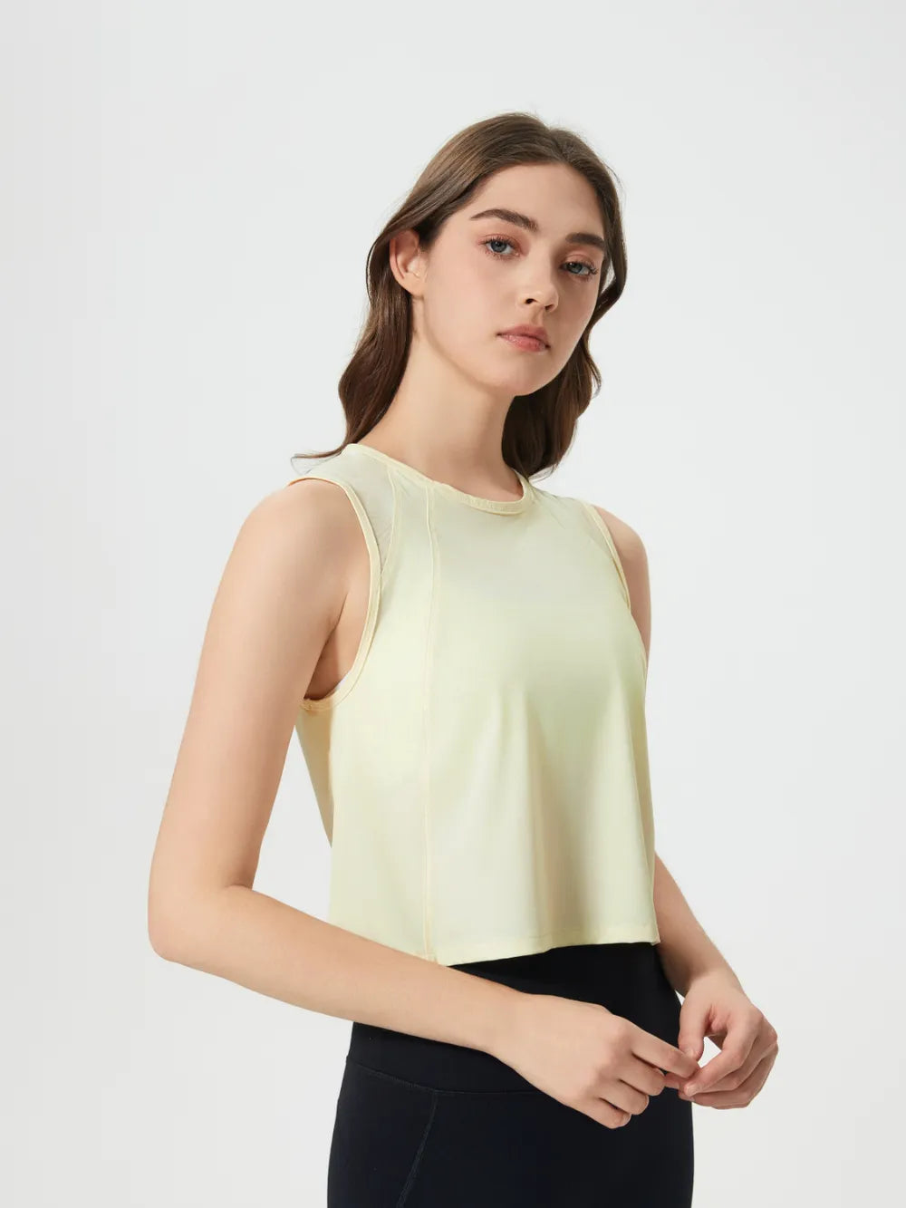 JupiterGear Round-Neck Cropped Tank Jupiter Gear Home
