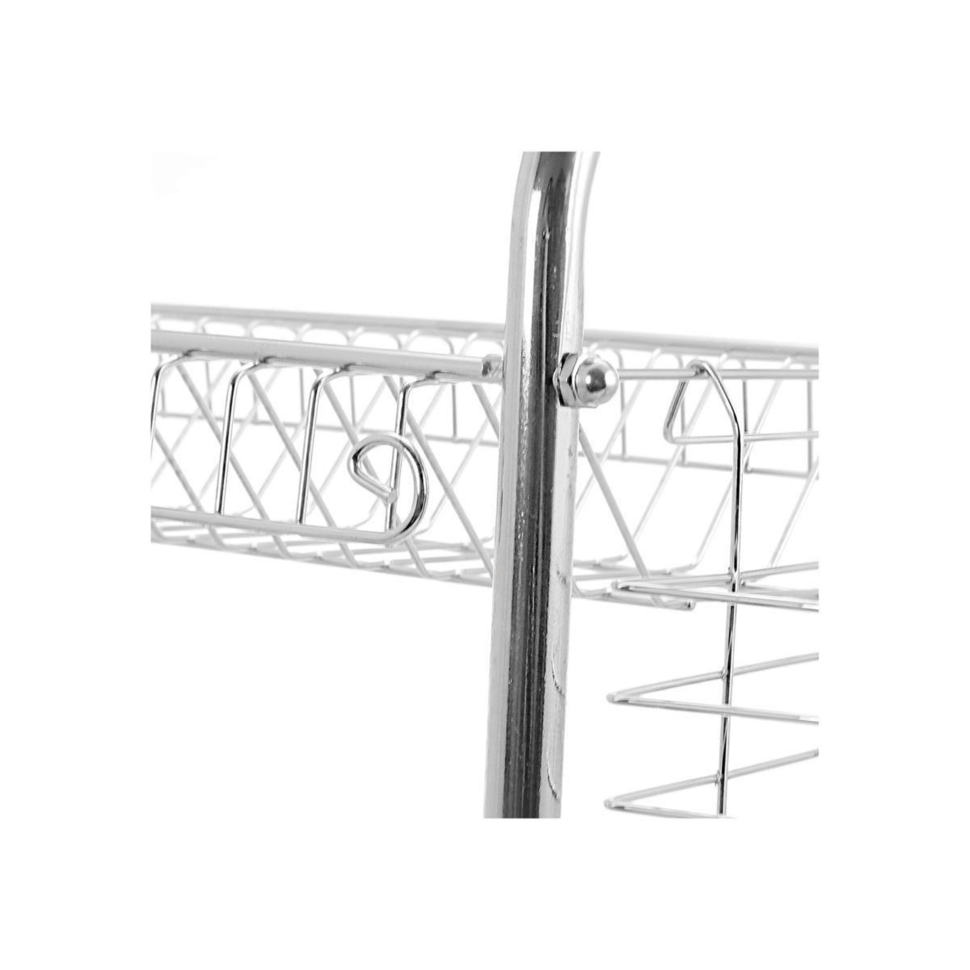 Better Chef 16" 2-Level Chrome-Plated R-Shaped Dish Rack Jupiter Gear Home