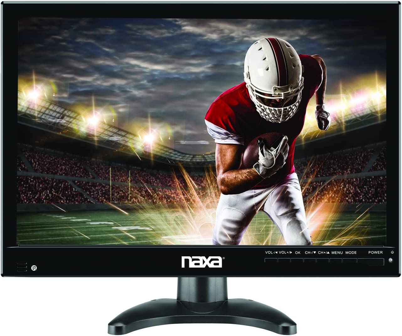 Naxa Portable 14.1" 12 Volt ACDC Television and Digital Multimedia Player with Built-in Rechargeable Lithium Battery & DC Car Cord Jupiter Gear Home