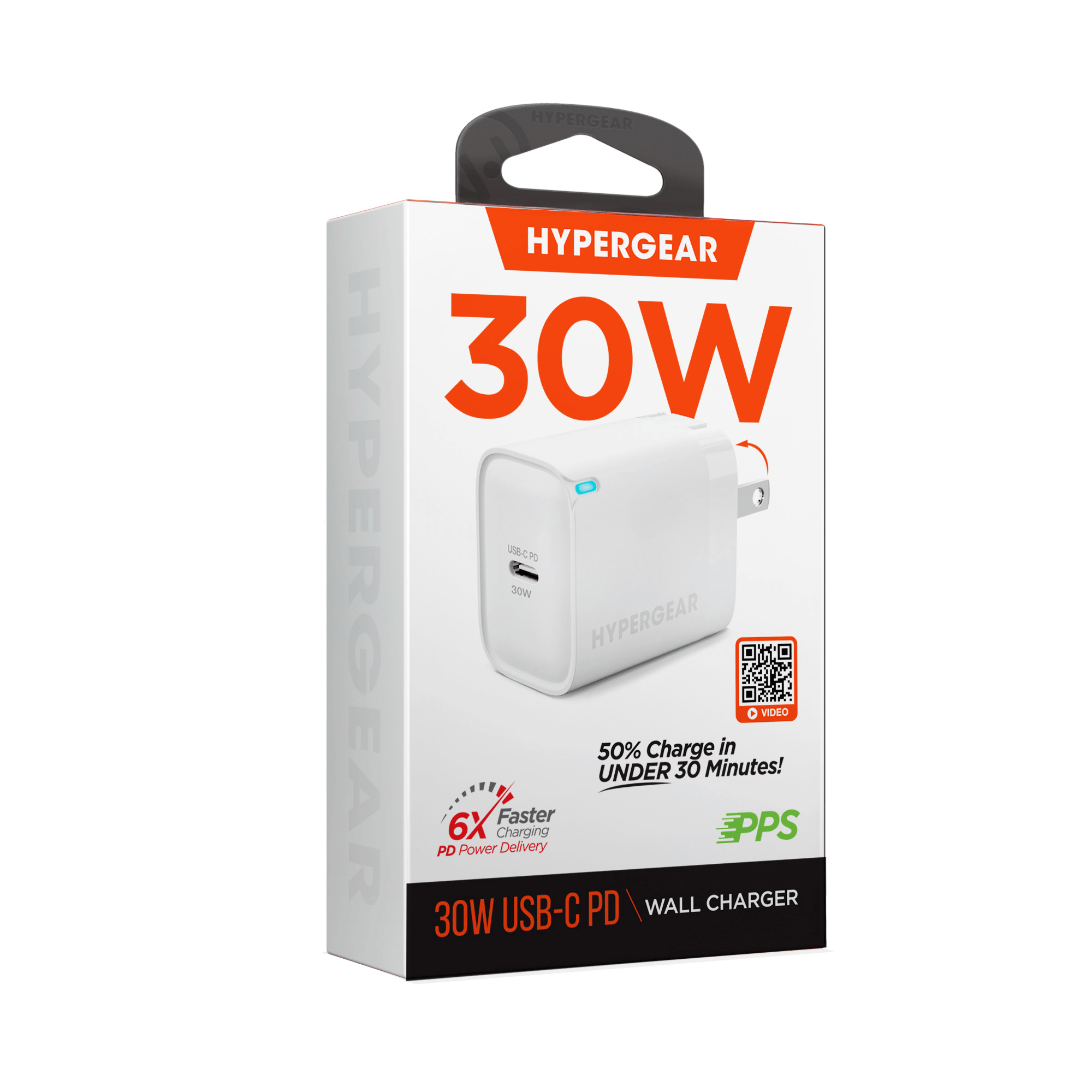 HyperGear 30W USB-C PD Fast Wall Charger with PPS Jupiter Gear Home