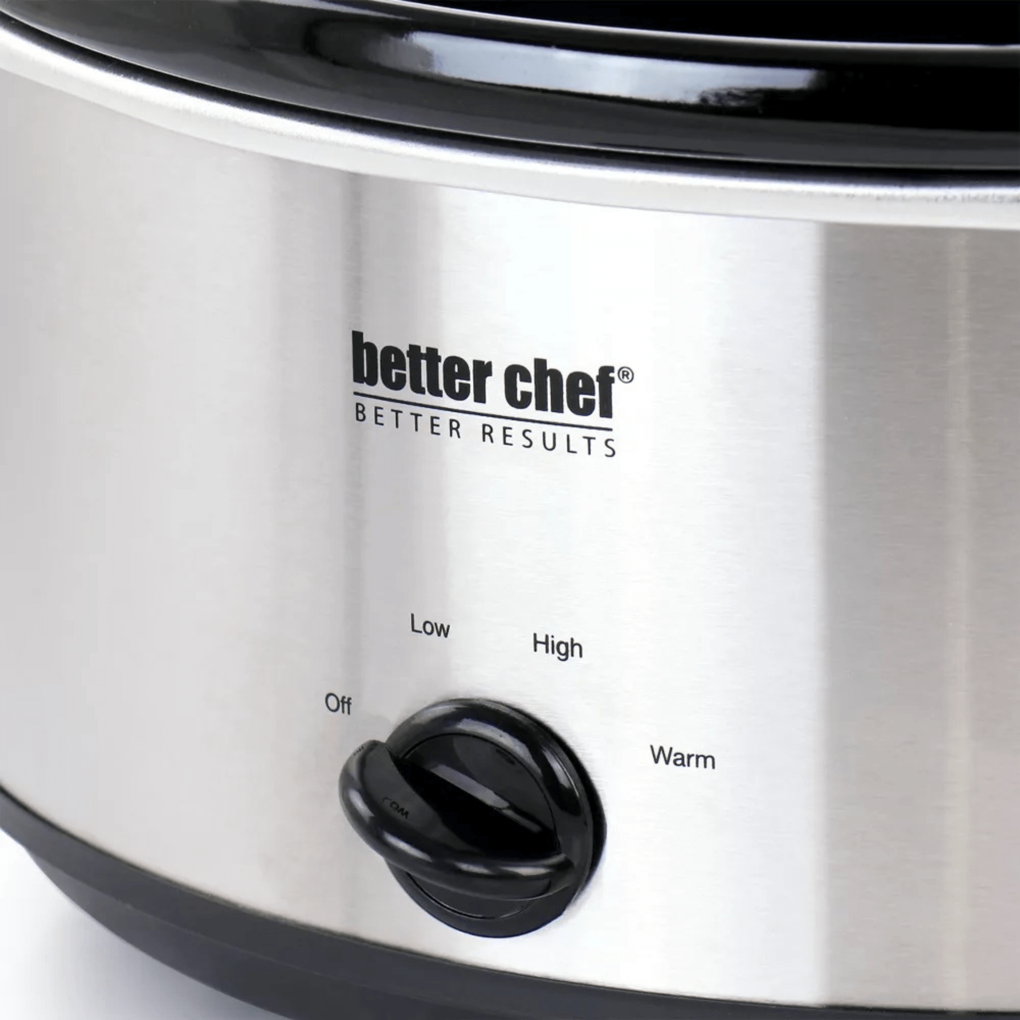 Better Chef 4-Quart Oval Slow Cooker in Brushed Stainless Steel Jupiter Gear Home