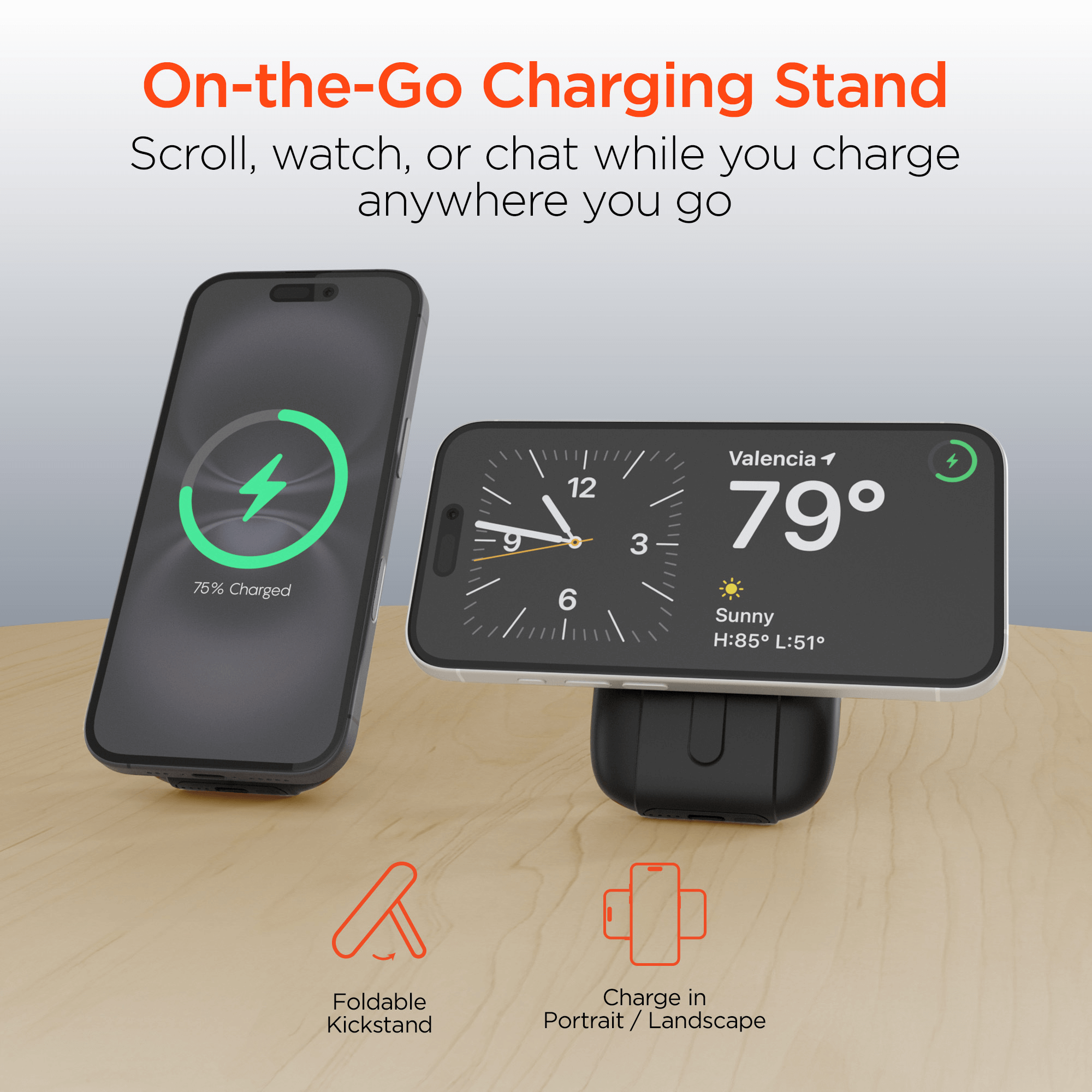 HyperGear Mag Grip Go 5000mAh Wireless Power Bank Jupiter Gear Home