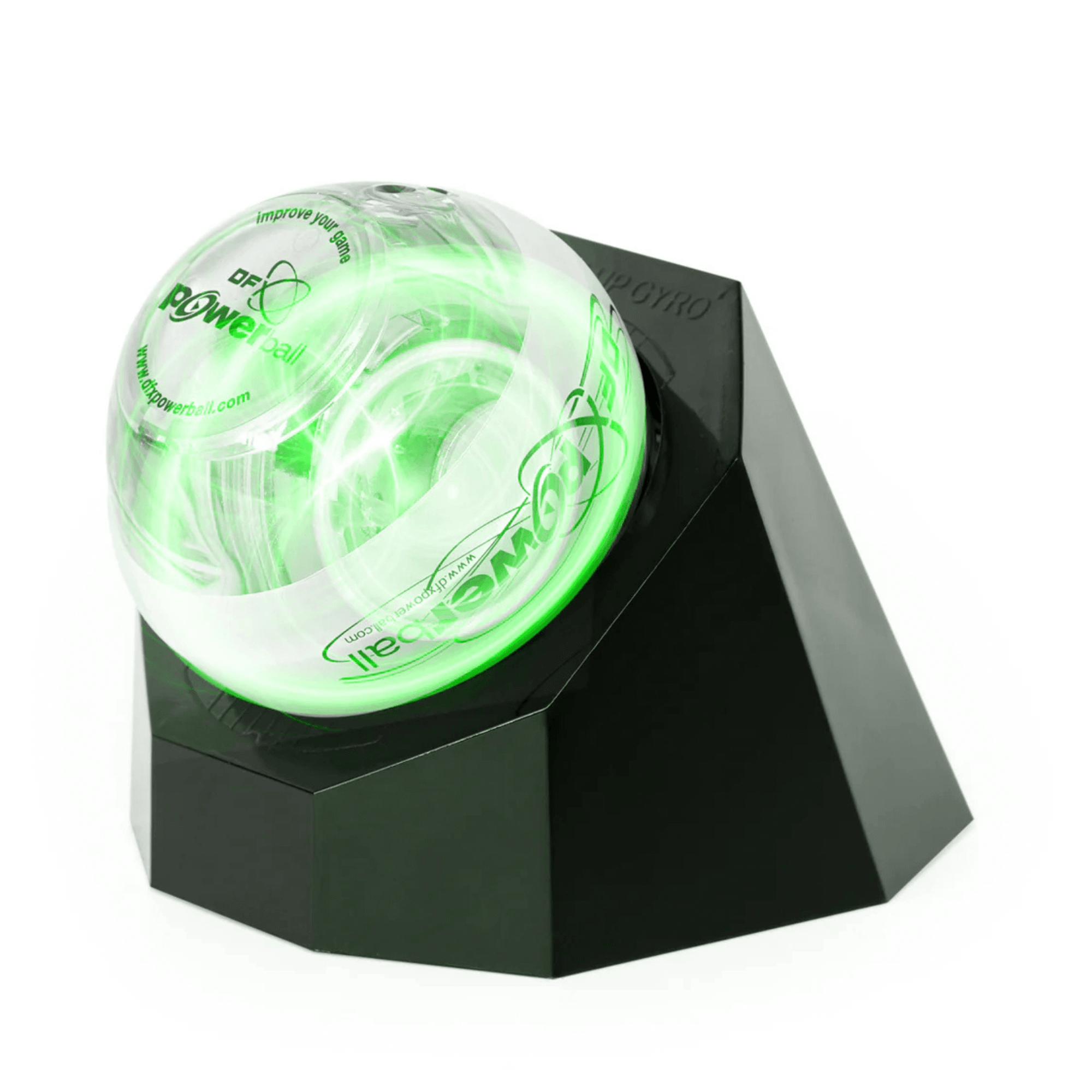 DFX Powerball Platinum Edition Hand Gyroscope Resistance Trainer with Powerdock Jupiter Gear Home