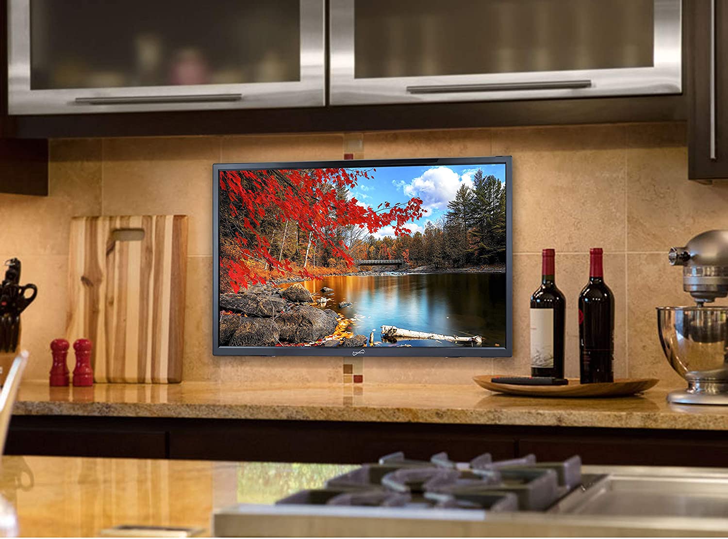 Supersonic 19" 12 Volt ACDC LED HDTV with DVD Player, USB, SD Card Reader and HDMI (SC-1912) Jupiter Gear Home