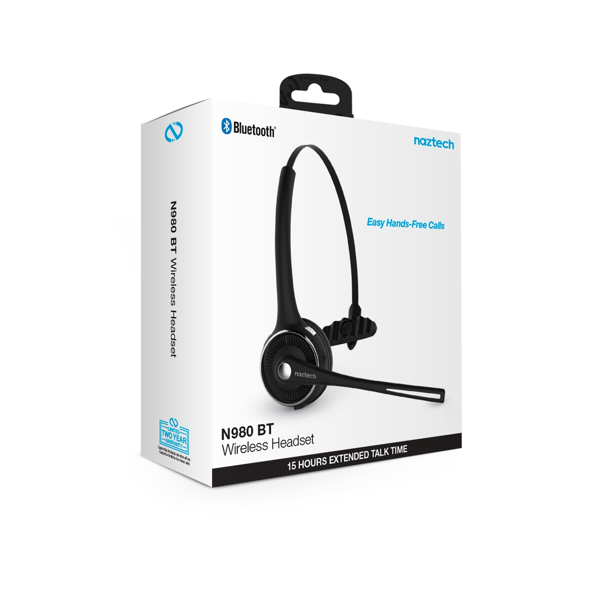 Naztech N980 BT Over-the-Head Headset w Base Jupiter Gear Home