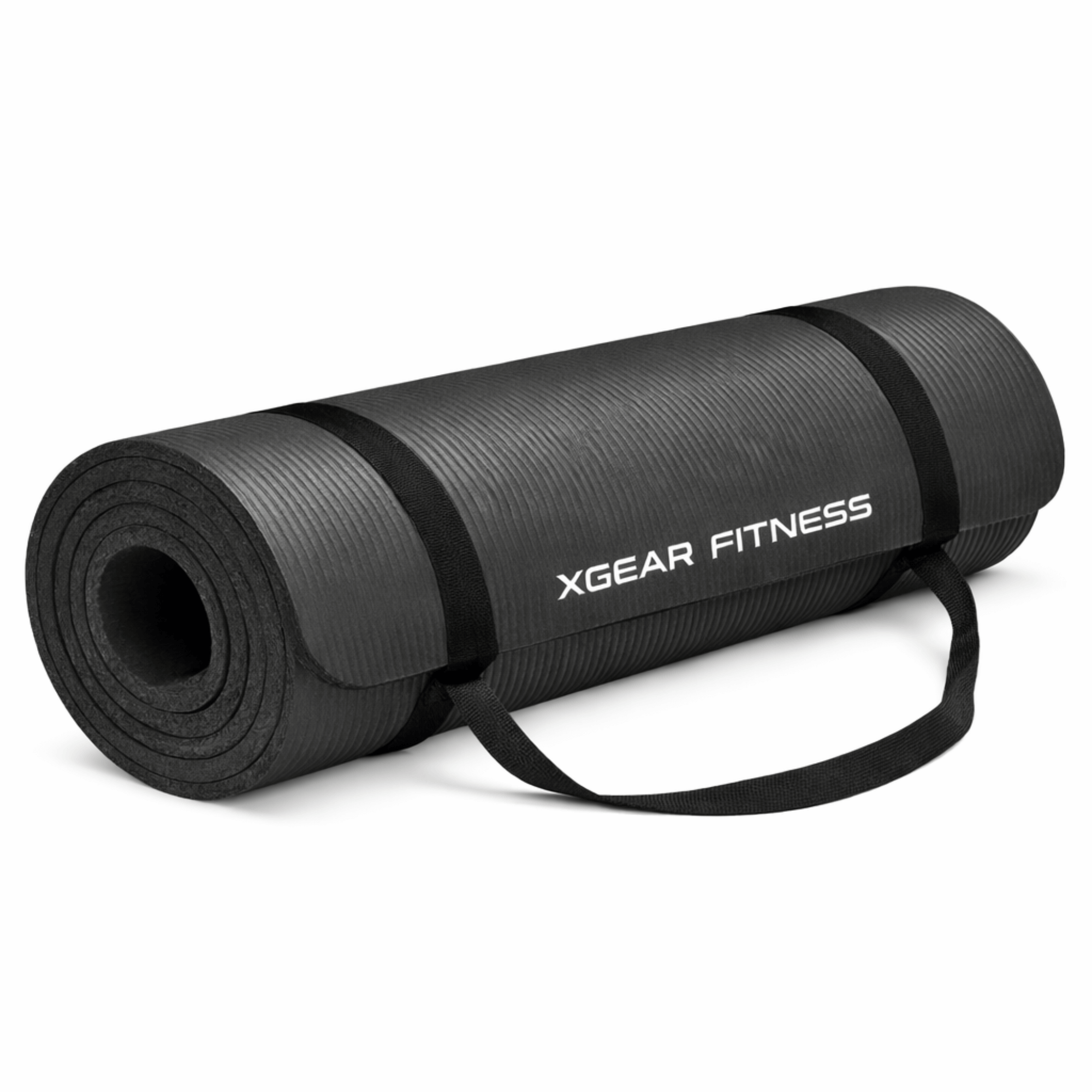 XGear Fitness Thick Travel Yoga Mat with Carrying Strap Jupiter Gear Home
