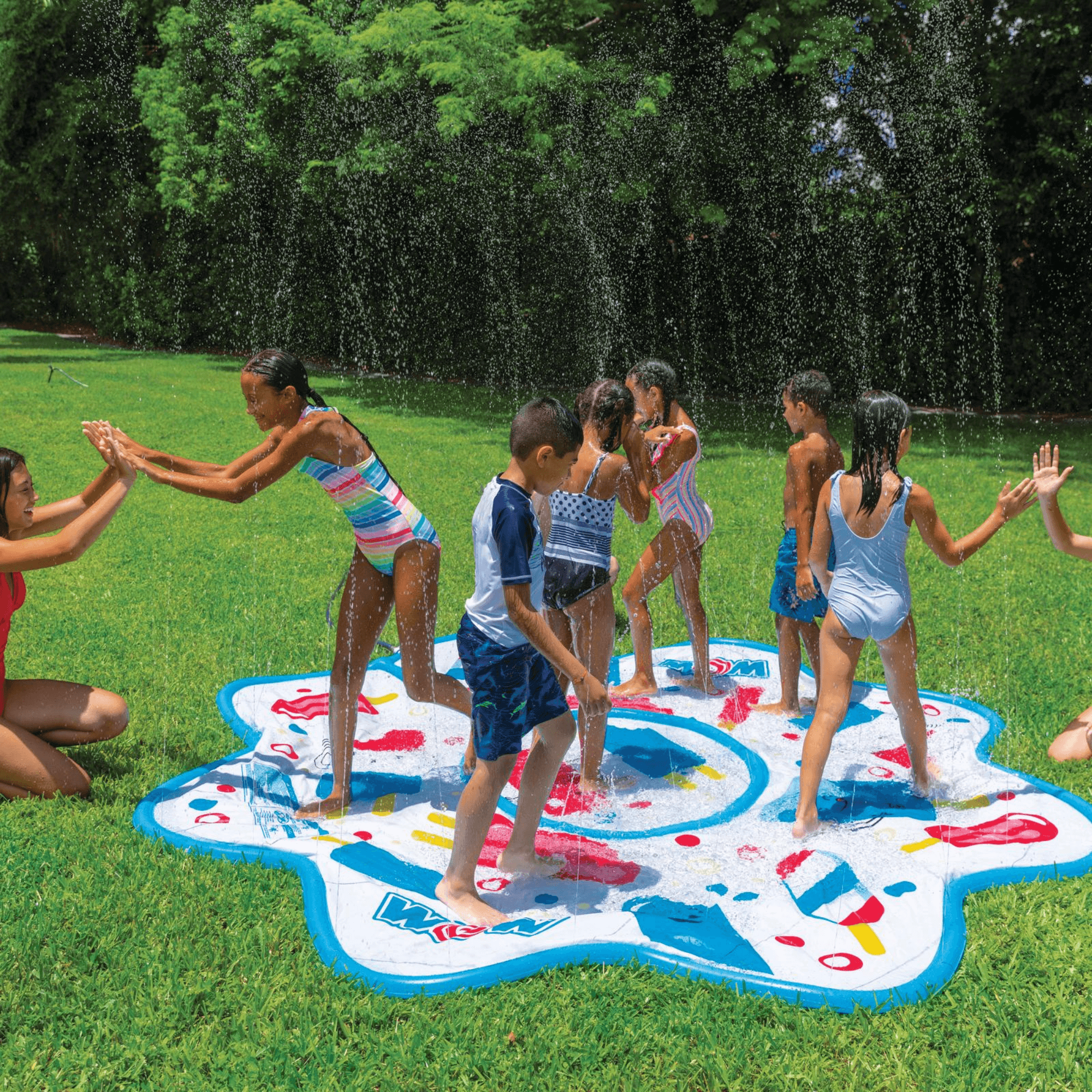 WOW Watersports Popsicle 10ft Octagonal Spray Pad, Connects to Standard Hose Jupiter Gear Home