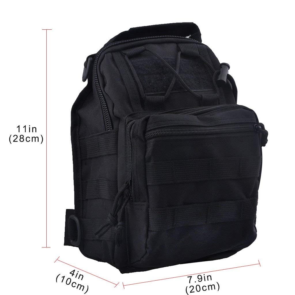 JupiterGear Tactical Military Sling Backpack Shoulder Bag Molle Outdoor Daypack Backpack with Adjustable Strap Jupiter Gear Home