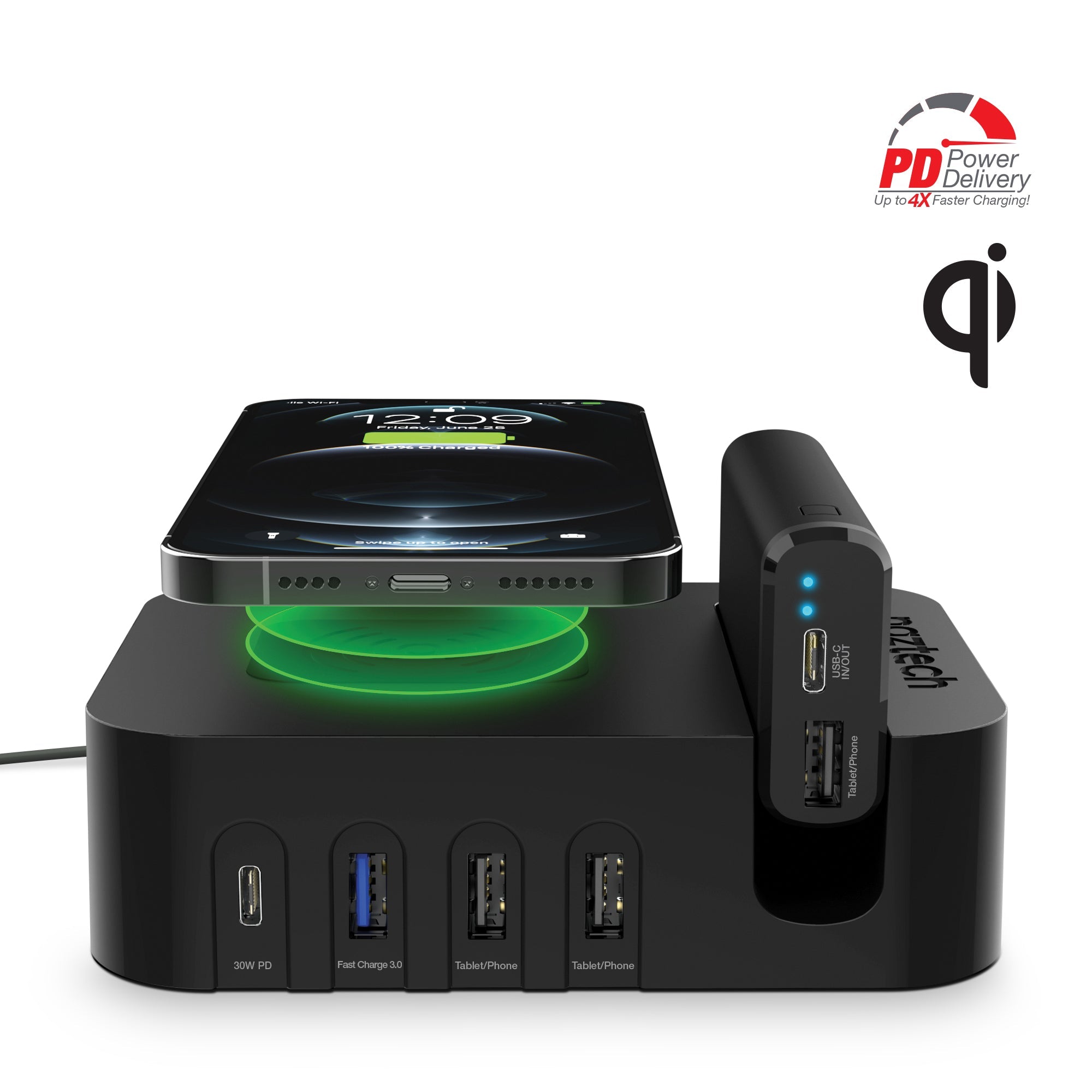 Naztech Ultimate Charging Station Pro to Charge 7 Devices Simultaneously Jupiter Gear Home