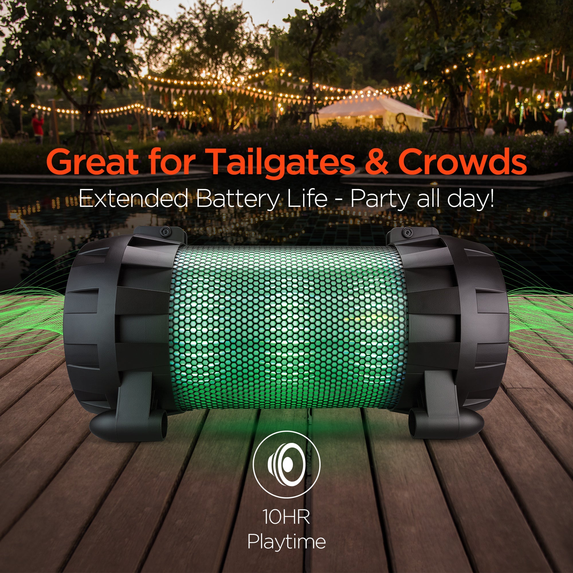 HyperGear HyperSonic Wireless Speaker (14588-HYP) Jupiter Gear Home