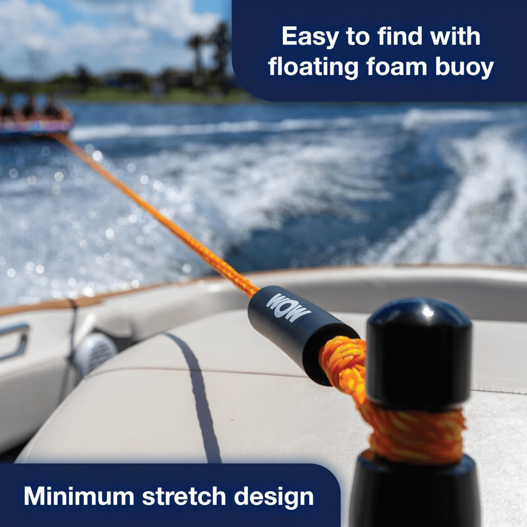 WOW Watersports 3K 60 Ft Tow Rope Jupiter Gear Home