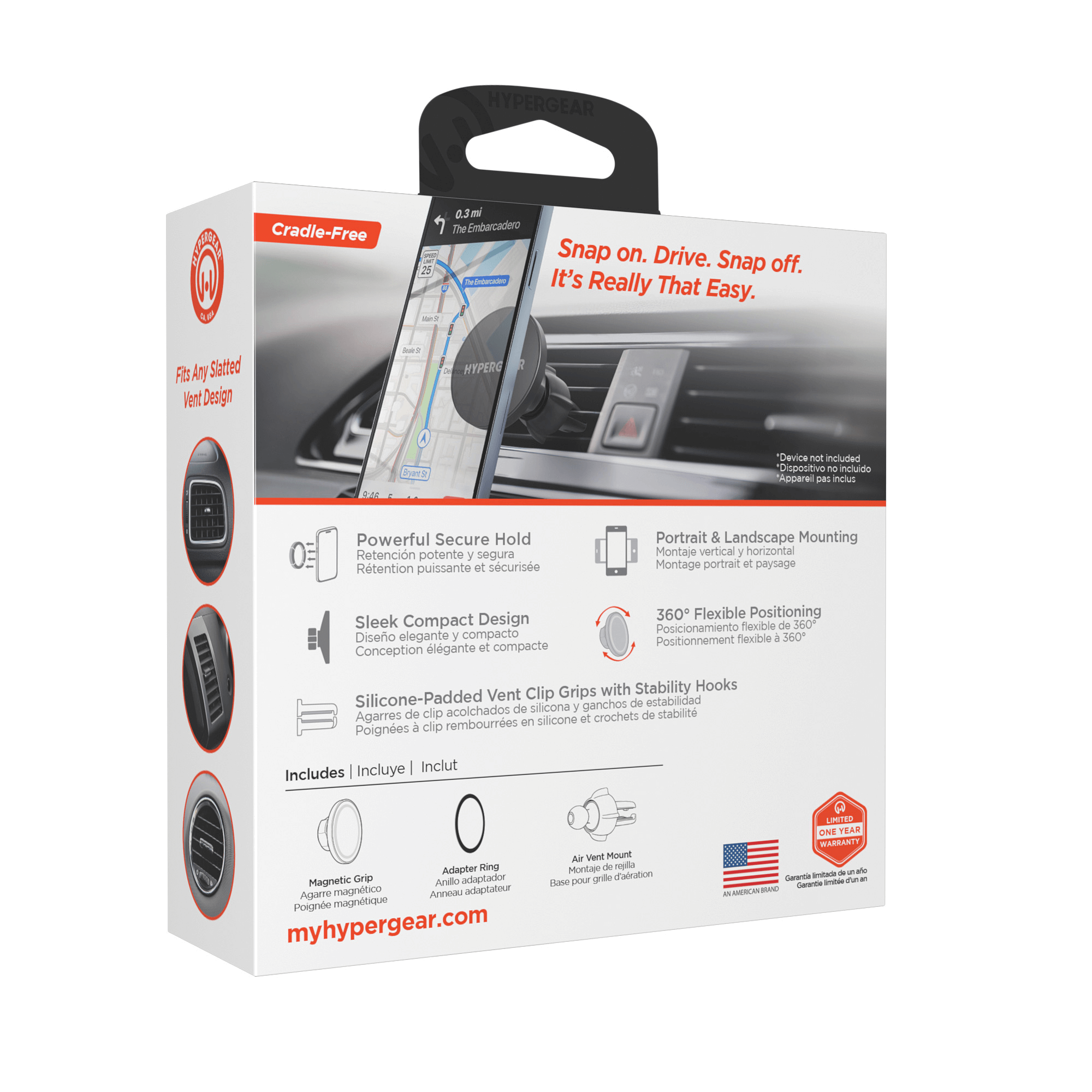 HyperGear MagSafe Vent Mount Jupiter Gear Home