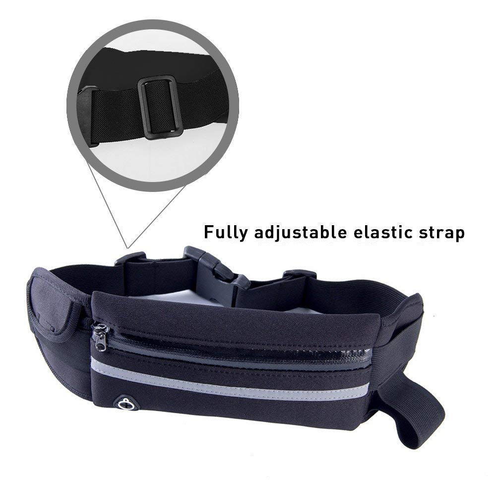 JupiterGear Sports Running Belt and Travel Fanny Pack for Jogging, Cycling and Outdoors with Water Resistant Pockets Jupiter Gear Home