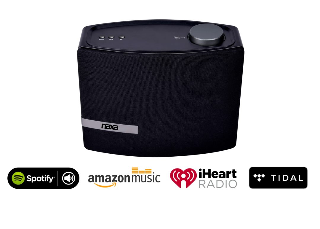 Naxa Wi-Fi & Bluetooth Multi-Room Speaker with Amazon Alexa Voice Control Jupiter Gear Home