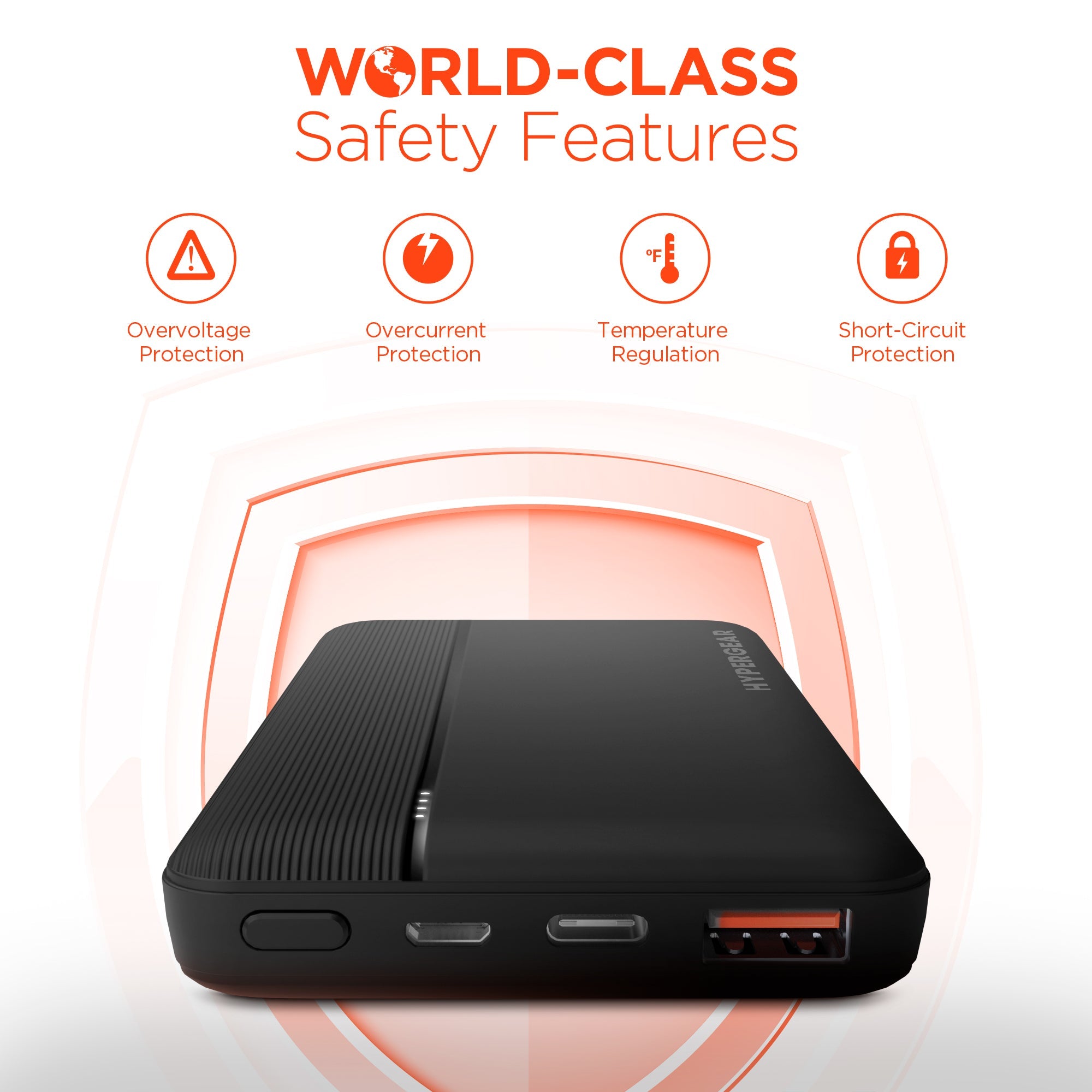 HyperGear 10000mAh 20W PD + USB Power Bank Jupiter Gear Home