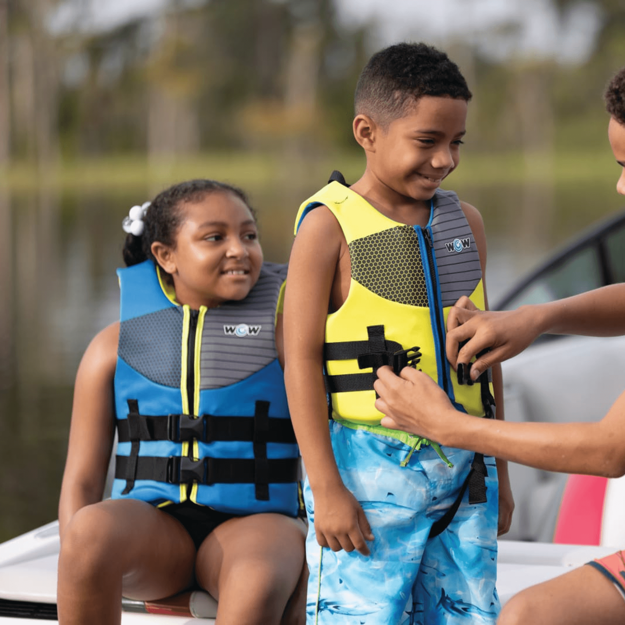 WOW Watersports PFD Personal Flotation Device Lifejacket for Youths, Secure and Snug Jupiter Gear Home