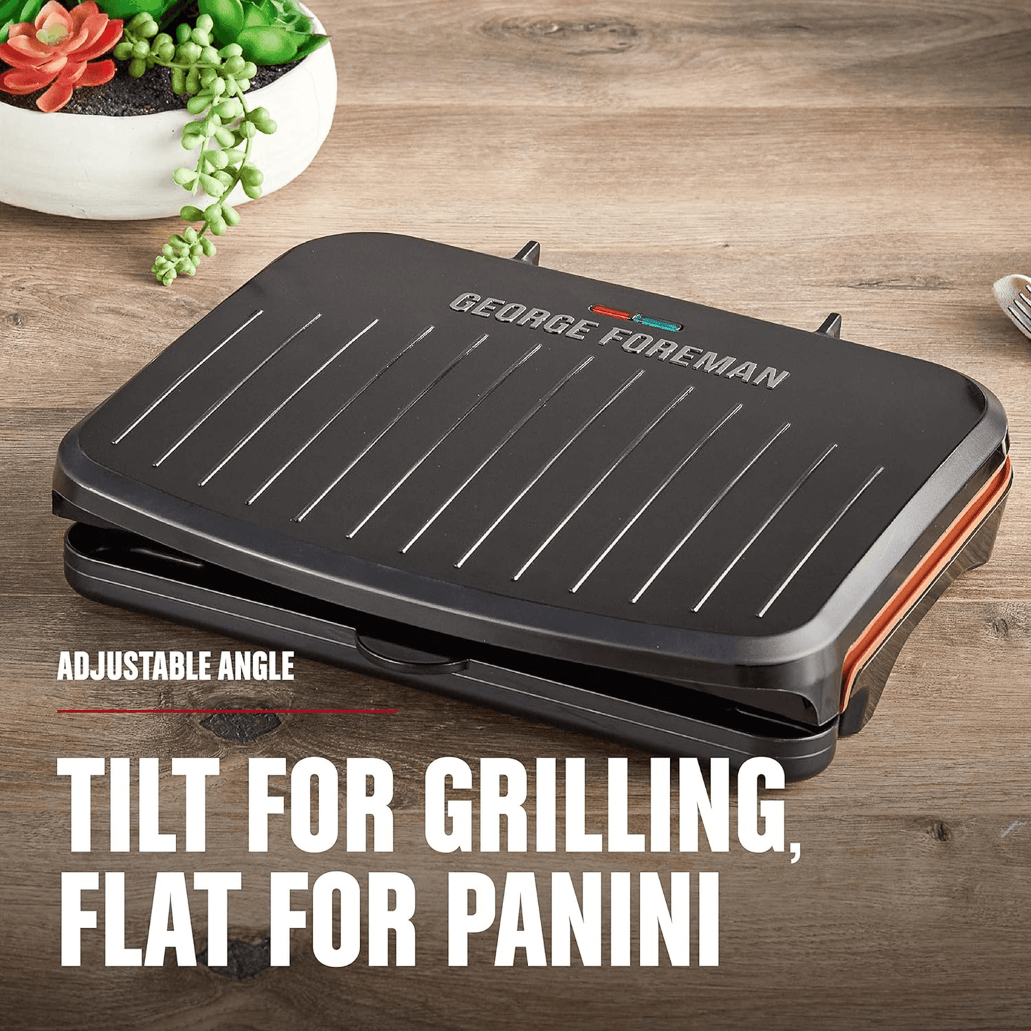 George Foreman 5-Serving Classic Plate Electric Indoor Grill and Panini Press - REFURBISHED Jupiter Gear Home