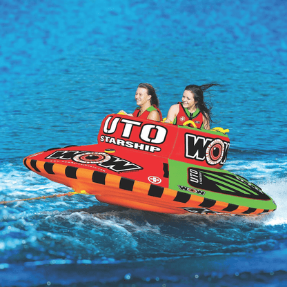 WOW Watersports UTO Starship Up to 5 Person Towable with Outside Deck Jupiter Gear Home