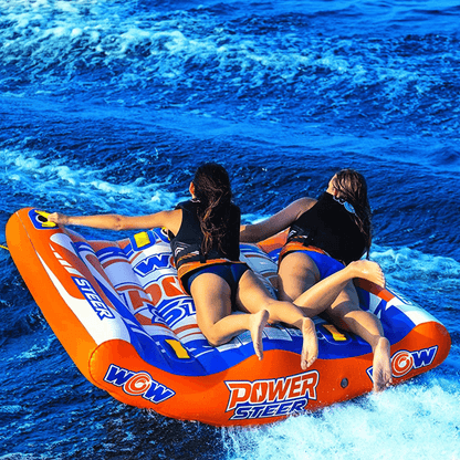 WOW Watersports Power Steer 2 Person Steerable Deck Tube Towable Jupiter Gear Home