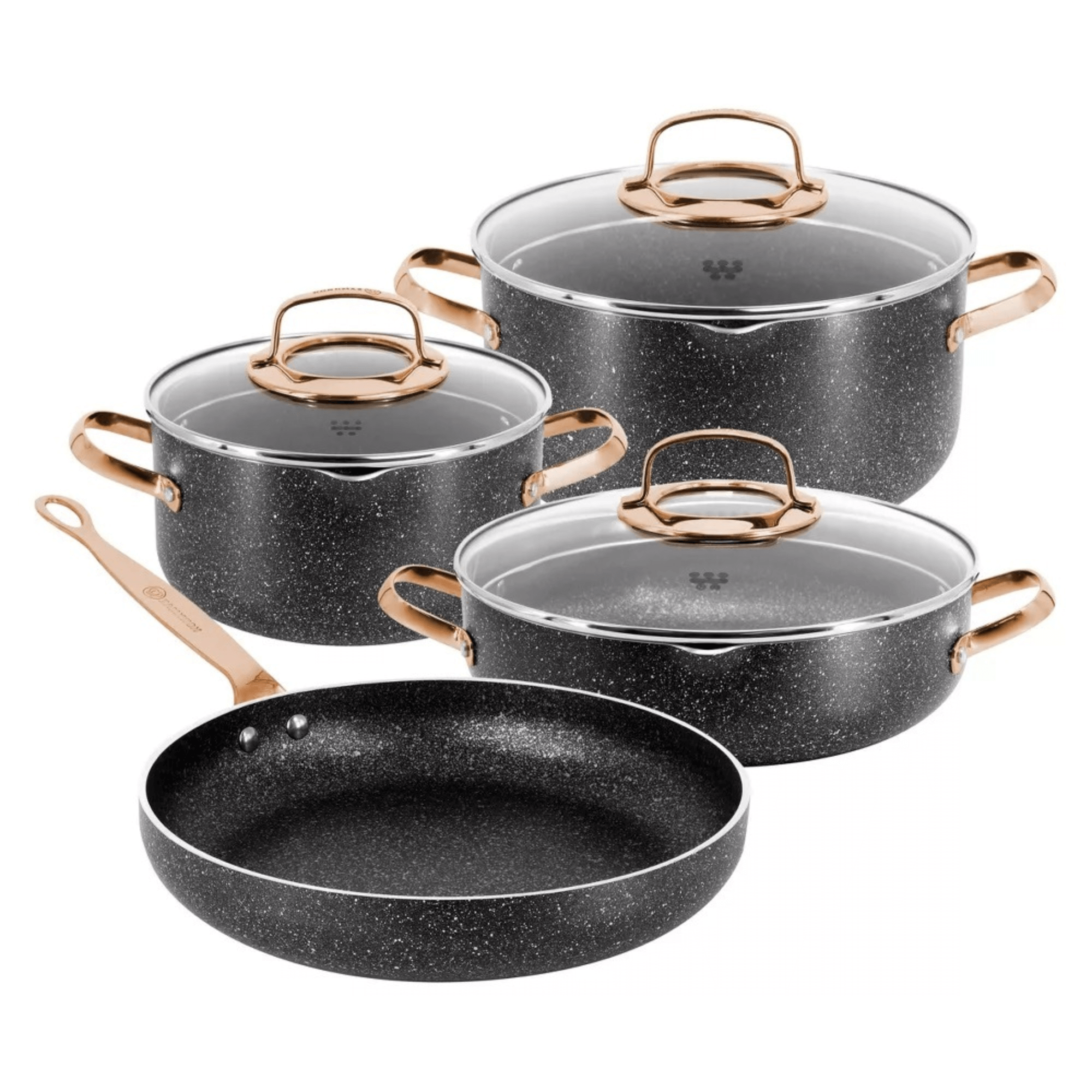 Korkmaz Galaksi 7 Piece Non Stick Aluminum Cookware Set Jupiter Gear Home