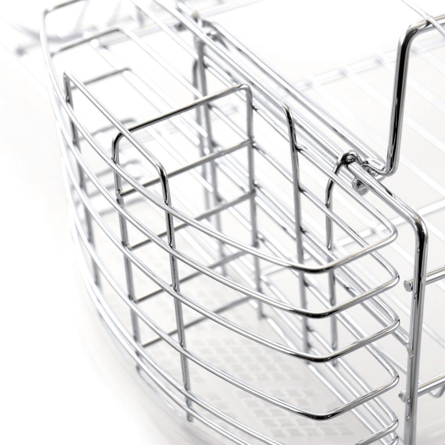 Better Chef 22" 2-Tier Chrome Deluxe Dish Rack Jupiter Gear Home
