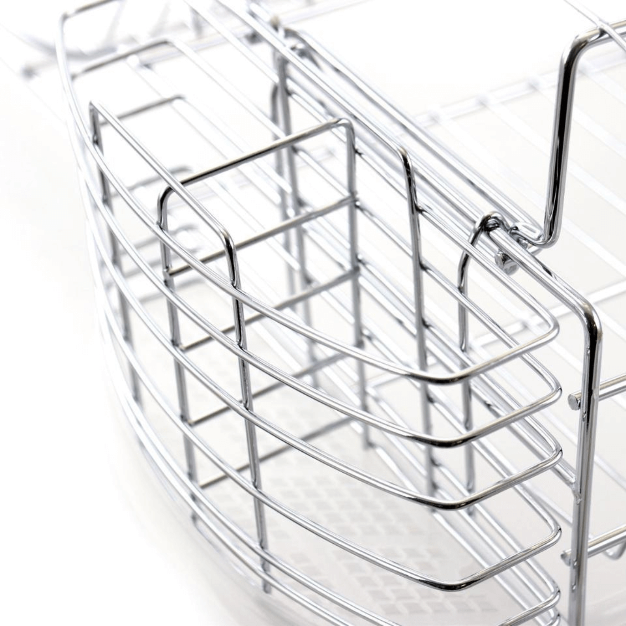 Better Chef 22" 2-Tier Chrome Deluxe Dish Rack Jupiter Gear Home