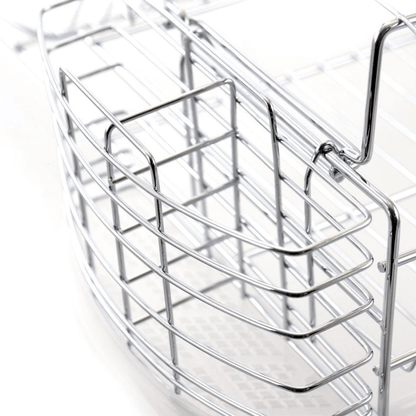 Better Chef 22" 2-Tier Chrome Deluxe Dish Rack Jupiter Gear Home