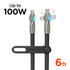 HyperGear Chunky180° 100W USB-C to USB-C Rugged Fast Charge Cable 6ft Jupiter Gear Home
