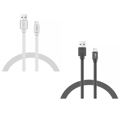 Xyst Charge and Sync USB to Micro USB Flat Cable 4Ft Jupiter Gear Home