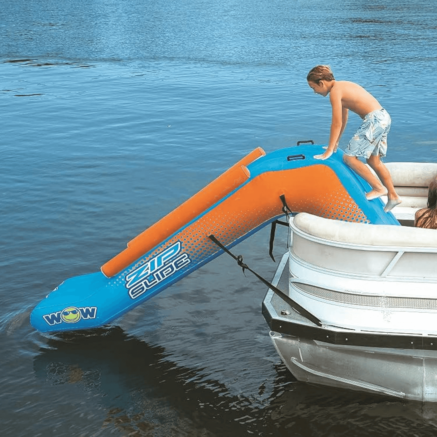 WOW Watersports Inflatable Pontoon Zip Slide for Boats Jupiter Gear Home
