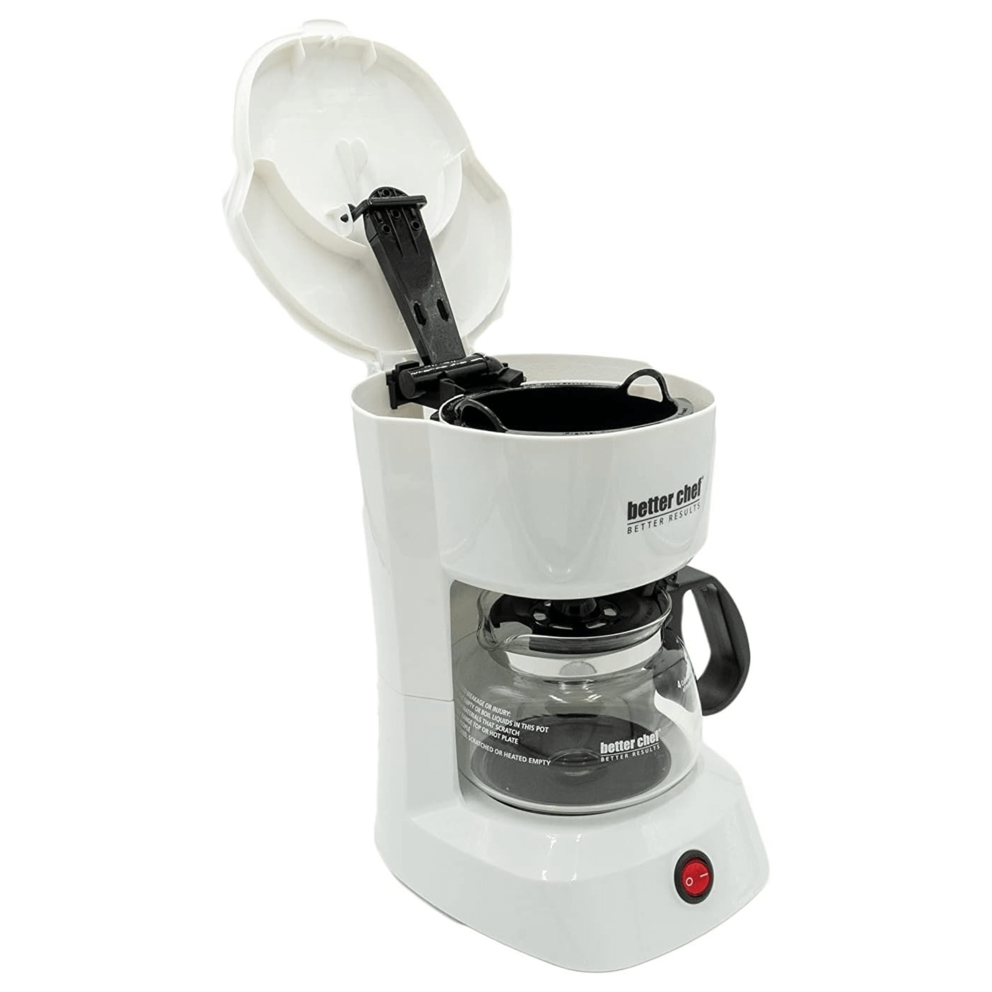 Better Chef 4-Cup Coffeemaker with Grab-A-Cup Feature Jupiter Gear Home