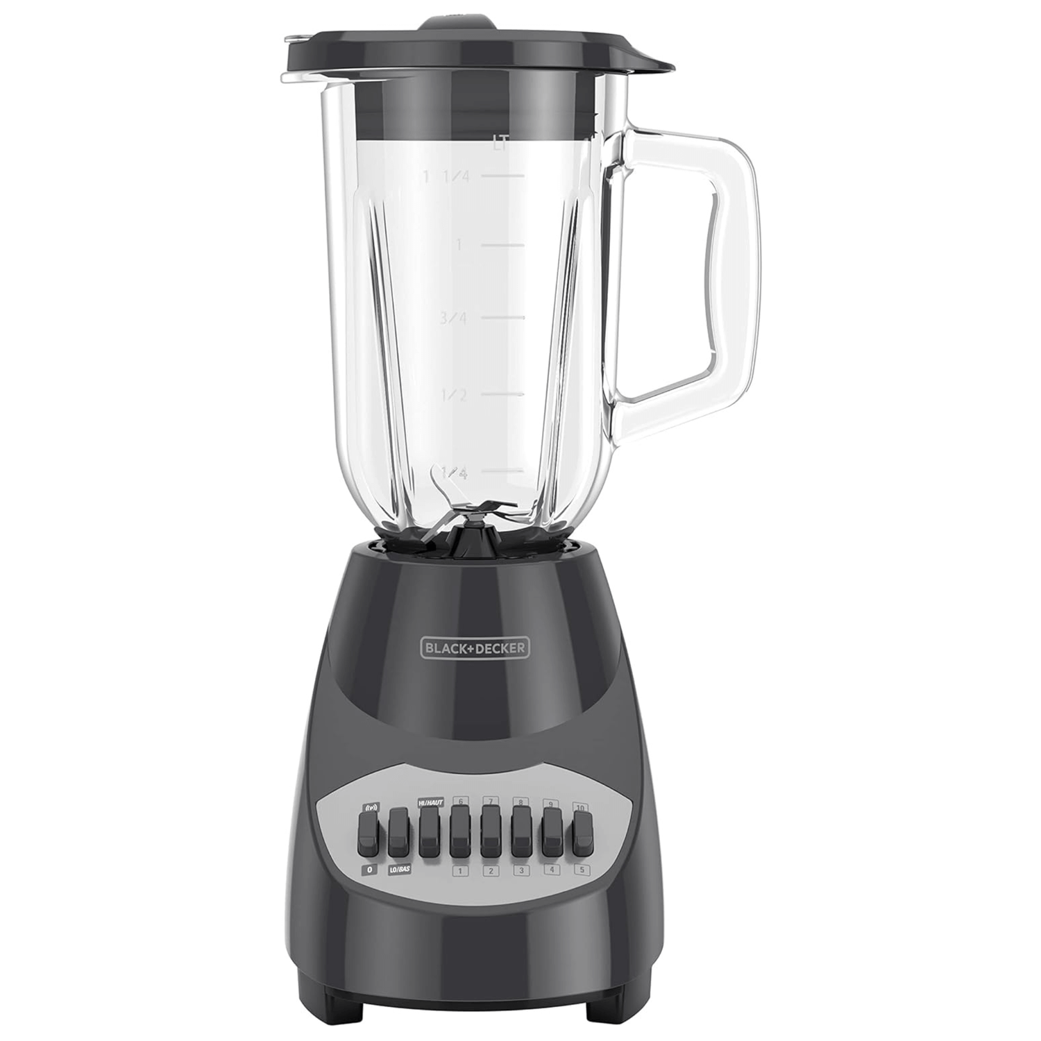 Black &amp; Decker 10-Speed 700W 4-Blade Countertop Glass Jar Blender Jupiter Gear Home