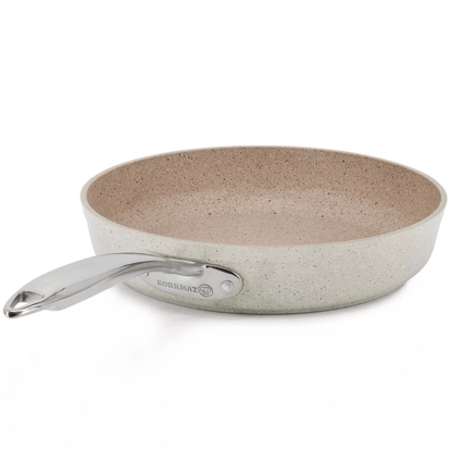 Korkmaz Granita 9.5-Inch Non-Stick Aluminum Fry Pan and Tava Jupiter Gear Home