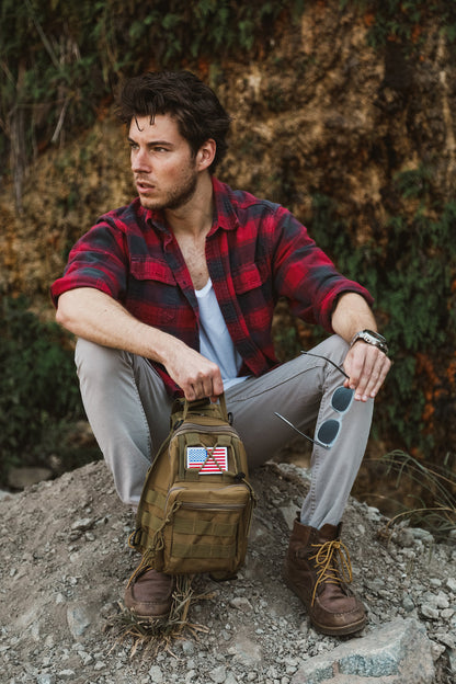 JupiterGear Tactical Military Sling Backpack Shoulder Bag Molle Outdoor Daypack Backpack with Adjustable Strap Jupiter Gear Home
