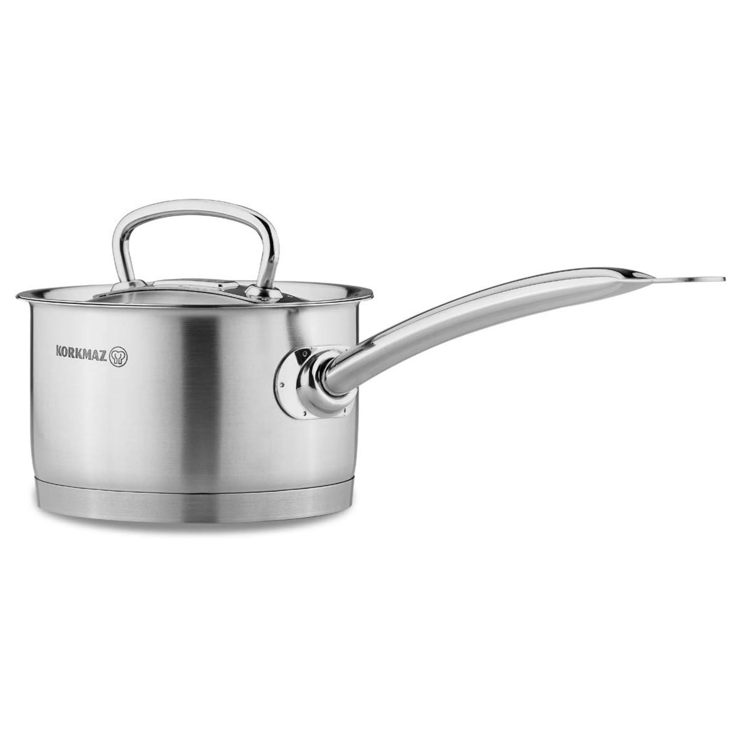 Korkmaz Proline 4Qt Stainless Steel Saucepan with High Profile Lid Jupiter Gear Home