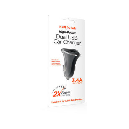 HyperGear Hi-Power Dual USB 3.4A Car Charger Jupiter Gear Home
