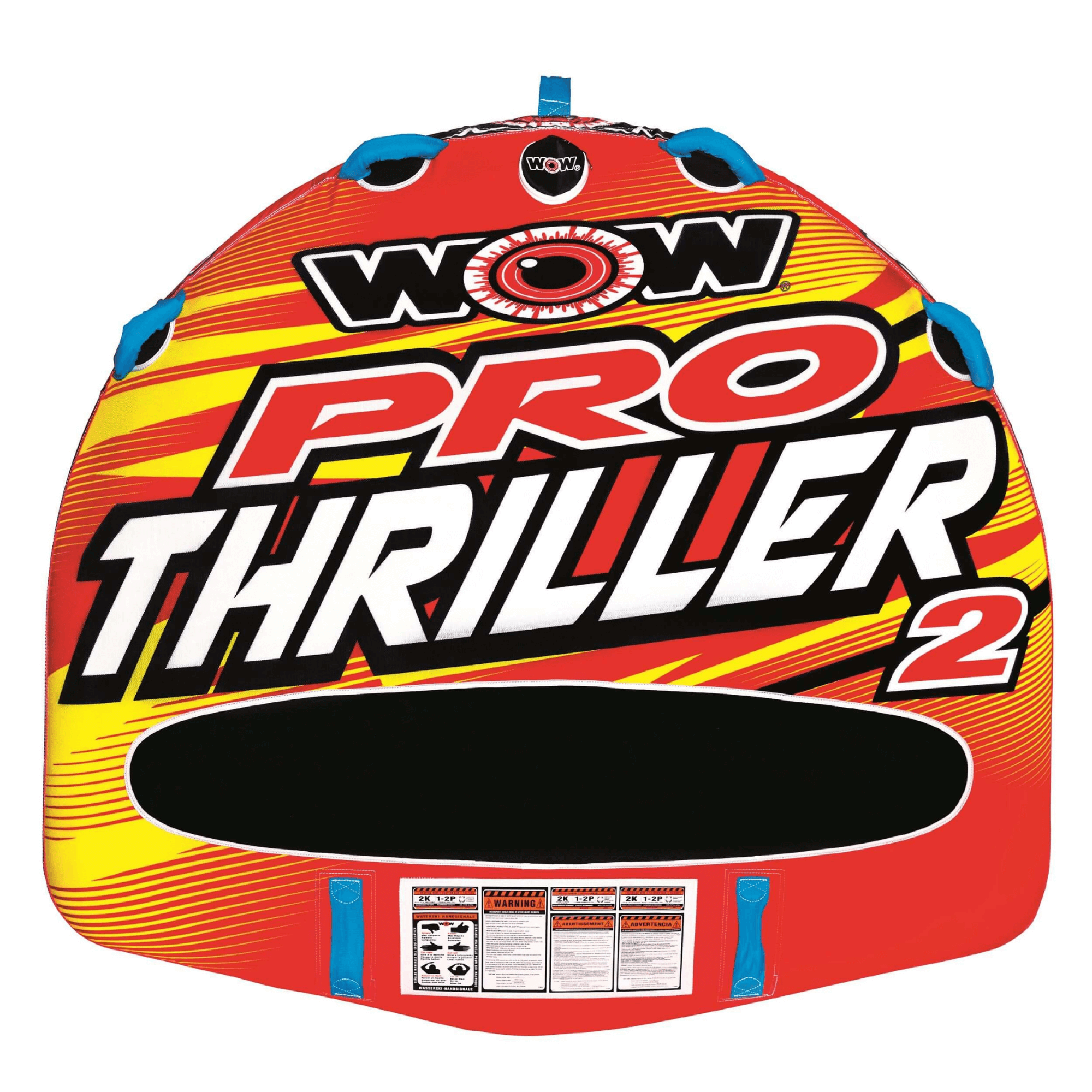 WOW Watersports Big Thriller Pro Series 1 or 2 Person Inflatable Towable Tube Jupiter Gear Home