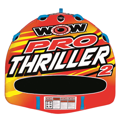 WOW Watersports Big Thriller Pro Series 1 or 2 Person Inflatable Towable Tube Jupiter Gear Home