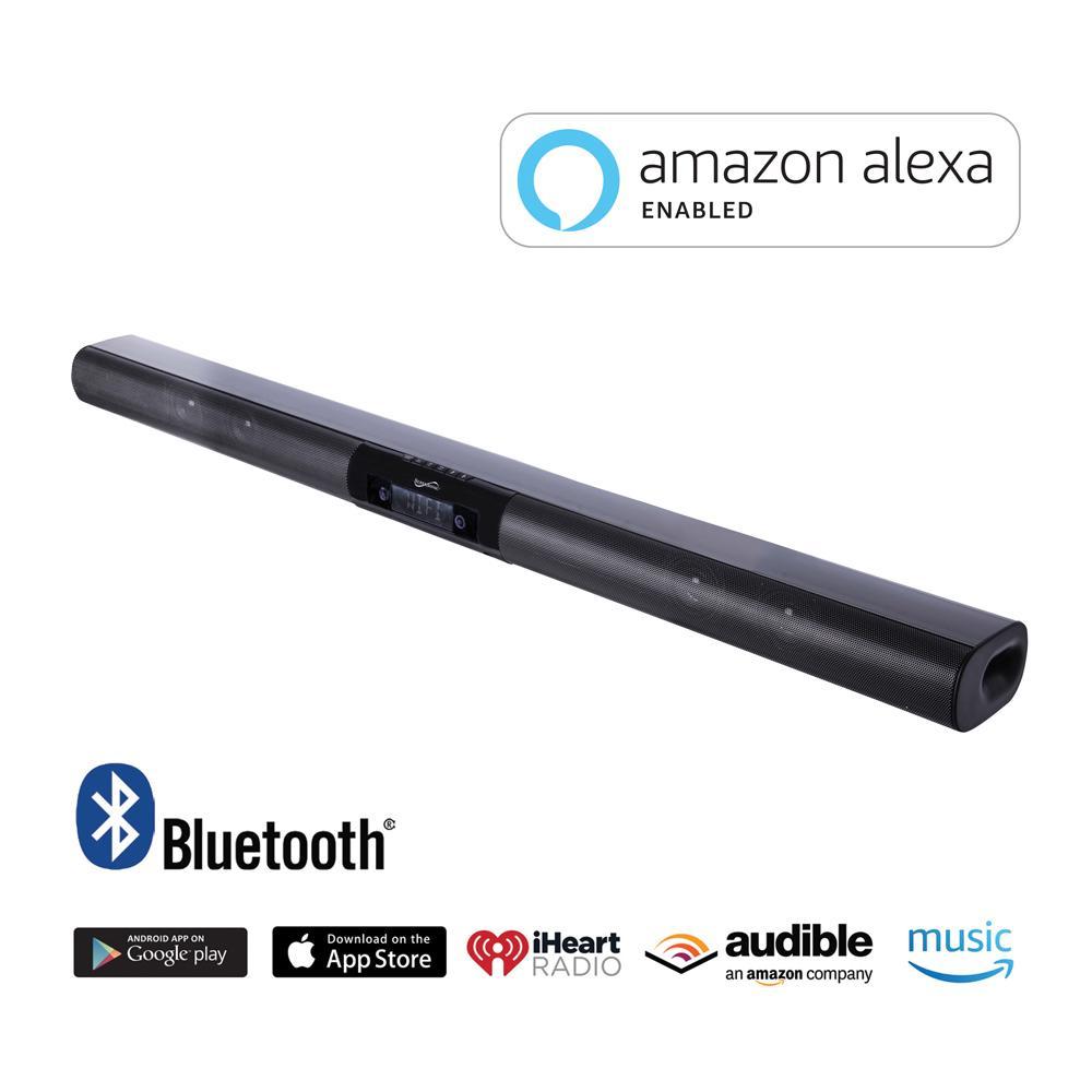 Supersonic 37" Premium Optical Bluetooth SoundBar System with Voice Control Jupiter Gear Home