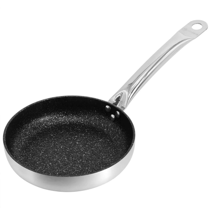 Korkmaz Proline Gastro 10-Inch Brushed Silver Tava Frying Pan Jupiter Gear Home
