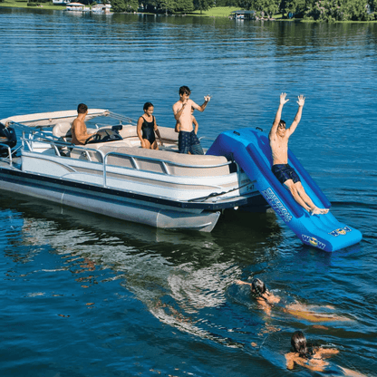 WOW Watersports Pontoon Waterfall Slide with Inflatable Safety Rails Jupiter Gear Home