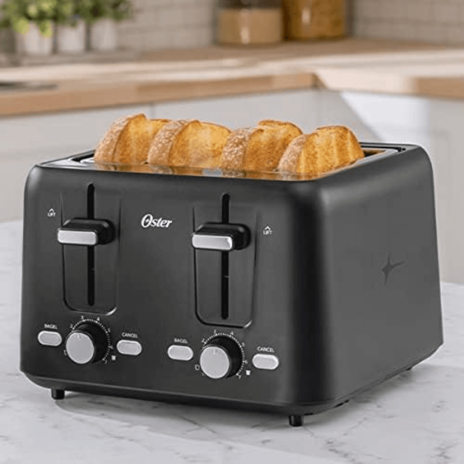 Oster 4-Slice Wide-Slot Cool-Touch Full Feature Toaster Jupiter Gear Home