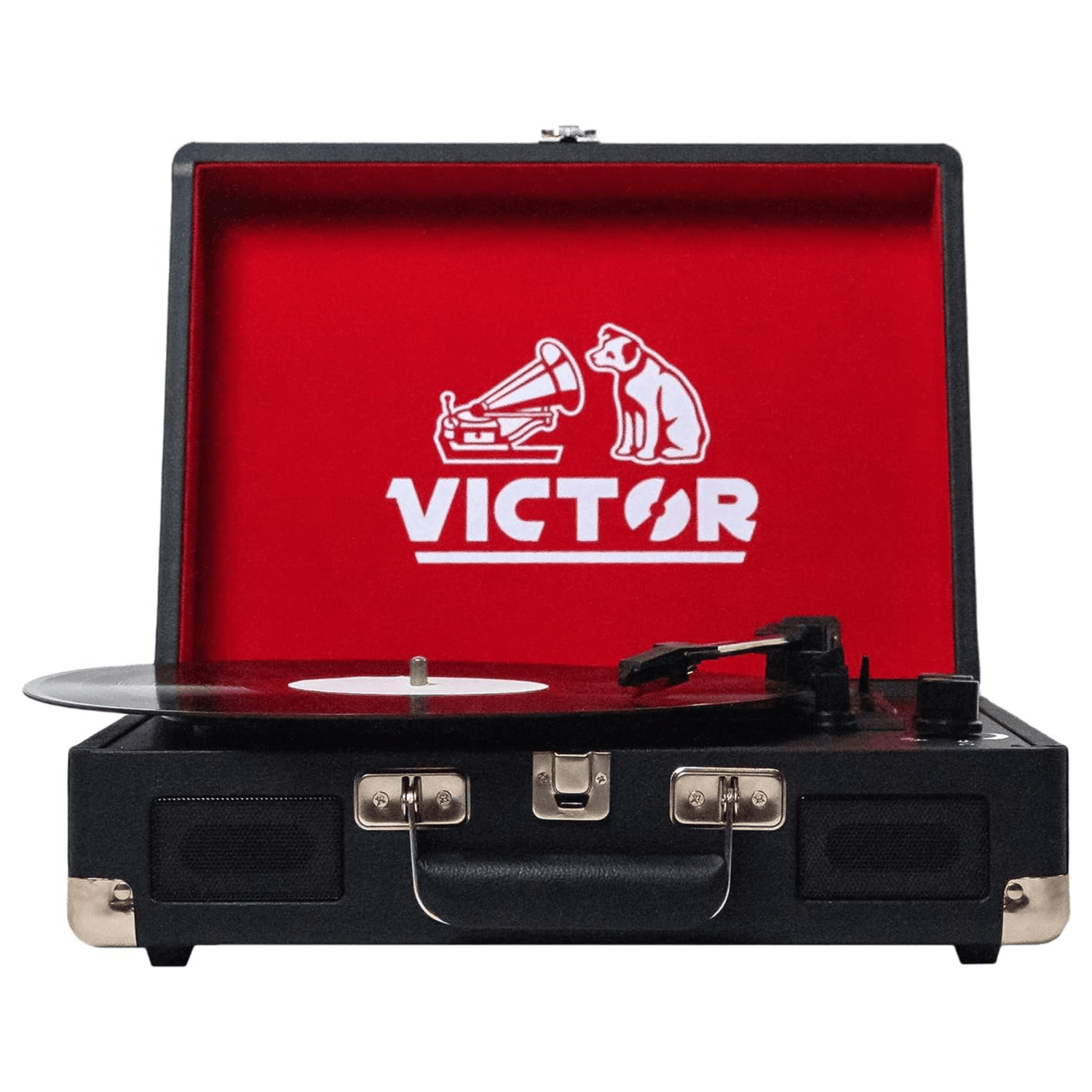 Victor Metro Dual BT Suitcase Turntable Black - Refurbished Jupiter Gear Home